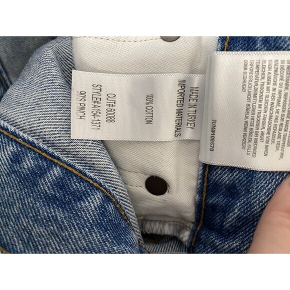 AGOLDE The 90's Pinch Waist Jeans Size 24 in color Abstract - Picture 9 of 11